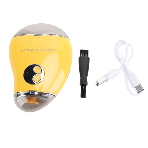 Elektrischer Nagelknipser, 3 Geschwindigkeiten, Automatischer Fingernagelschneider und Feile, Doppelkopf-LED-Display, Kabelloser Nagelschneider für Babys, Kinder, Erwachsene, von Srliya