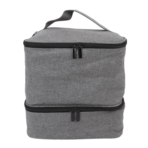 Nagellack-Organizer-Tasche für 30 Flaschen Nagellack, Doppelschichtig, Erhöhter Nagelzubehör-Organizer, Großes Fassungsvermögen, Make-up-Aufbewahrungstasche für von Srliya