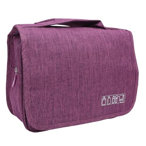 Reise-Make-up-Tasche, Großes Fassungsvermögen, Hohe Dichte, Wasserabweisender Metall-Reißverschluss, Netzschicht, Kosmetiktasche, Make-up-Organizer, Reise-Kulturbeutel von Srliya