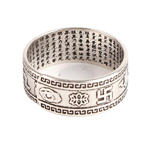Srliya Ring Ring Feng 5 * 5 * 2 99 Silber PiXiu Buddhistischer Herz-Sutra-Ring für Männer Frauen Feng Shui-Ring Öffnung Verstellbar Mantra Amulett Reichtum Glücksring Geschenk Srliya Ring Ring Feng 5 * 5 * 2 99 Silber PiXiu Buddhistischer Herz-Sutra-Ring für Männer Frauen Feng Shui-Ring Öffnung Verstellbar Mantra Amulett Reichtum Glücksring Geschenk von Srliya