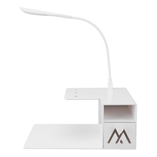 Srliya Wimpernverlängerung Kissenregal mit LED -Licht Wiederaufladbare Acryl -Wimperntransplantation Make -up Workbench Schubladen -Werkzeug Organizer von Srliya