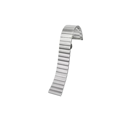 20/22mm Metall Edelstahl Uhrenarmband Passend for Casio Small Square MTP-M300 M300D M305 MTP-1375 1374(D silver,Width 20mm) von Srndsydak