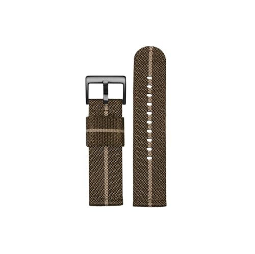 24-mm-Uhrenarmband, passend for Casio PRW-6600 PRG-600YB PRG-650 GA2000, Herren-Armband, Segeltuch, Sport, wasserdicht(Brown rice-black) von Srndsydak