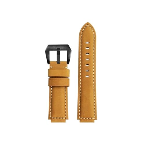 24mm Retro-Uhrenarmband aus modifiziertem Leder, passend for Casio G-Shock-Serie DW-H5600MB(Khaki-black) von Srndsydak