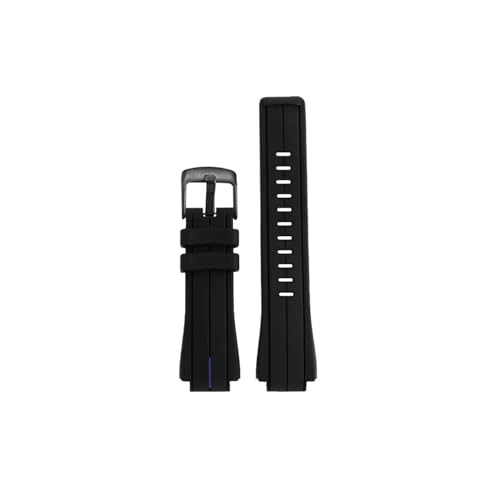 24x16m konvexes Armband passend for Casio G-SHOCK Steel Heart GST-B200 ECB-10H gstb200 Silikon modifiziertes armband(Black blue-black) von Srndsydak