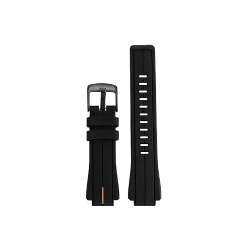 24x16m konvexes Armband passend for Casio G-SHOCK Steel Heart GST-B200 ECB-10H gstb200 Silikon modifiziertes armband(Black orange-black) von Srndsydak