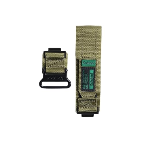 Konvexes 16mm-Nylon-Uhrenarmband, passend for Casio Mod DW5600 GM-5600 DW6900 GM110 GM2100 GA900 GA-800 GM-110(Army green-Black A) von Srndsydak