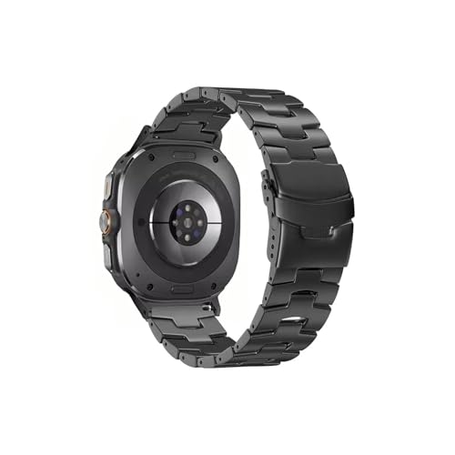 Leichtes Titanarmband, passend for Samsung Galaxy Watch Ultra 47mm, Herren-Business-Luxus-Armband(Titanium Grey) von Srndsydak
