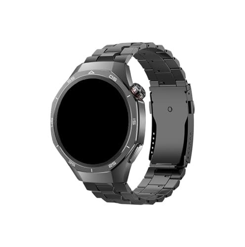 Luxuriöses 22mm-Titan-Uhrenarmband for Herren, passend for Huawei Watch GT 5 4 3 Pro 46mm/Ultimate(Black,For Huawei 4/4Pro) von Srndsydak