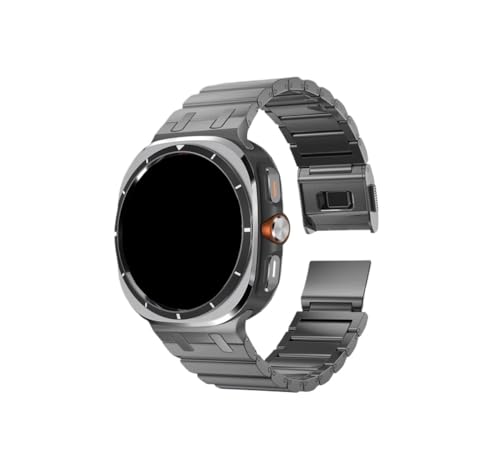 Luxus-Business-Titanium-Uhrenarmband passend for Samsung Galaxy Watch Ultra 47mm(Gun grey) von Srndsydak