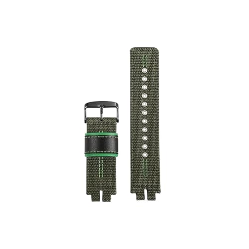 Nylon-Uhrenarmband Passend for Casio PROTREK PRW-3000 PRW-3100 PRW-6000 PRW-6100Y PRG-300 330 Canvas-Herrenarmband(Army Green black) von Srndsydak
