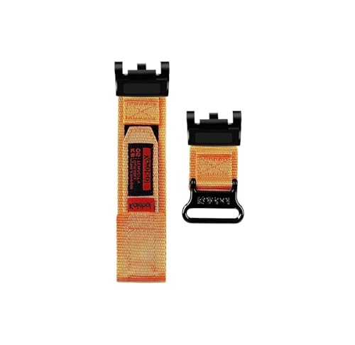 Passend for CASIO G-SHOCK Big Mud King der zweiten Generation GWG2000 GWG-2040 Nylon-Uhrenarmband(Orange) von Srndsydak