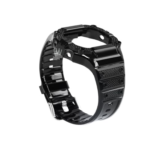 Passend for Casio G-SHOCK DW5600 5610 GW-B5600 GW-M5610. Einteiliges Silikon-Herren-Uhrengehäuse Uhrenarmband(All Black,For 5600mm series) von Srndsydak