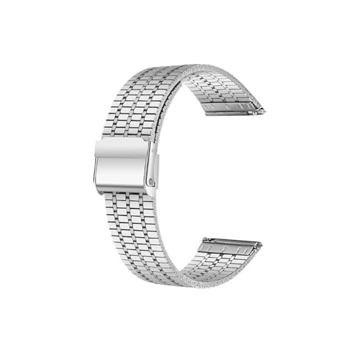Passend for Huawei Watch GT5 4 3 2 Pro Edelstahl Metall Herren Damen Armband 18mm 20mm 22mm(Silver,22mm) von Srndsydak