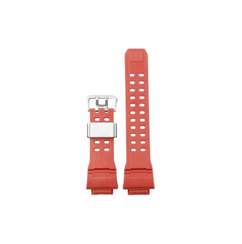 Silikon-Gummi-Uhrenarmband, passend for Casio G Shock GW9400 GW 9400 GW9300, Tarnfarbe, wasserdicht, Herren-armband(Matte red B) von Srndsydak