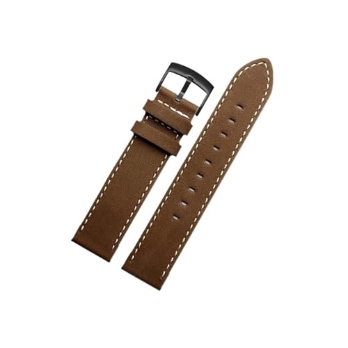 Srndsydak 20mm Uhrenarmband passend for Timex T49905 T49963 T49953 Serie, Herren-armband aus echtem Leder der(22mm) von Srndsydak