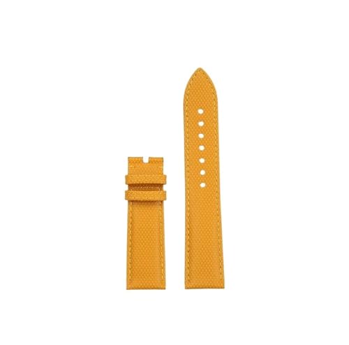 Srndsydak 22mm echtes Lederarmband passend for Breitling Avenger Blackbird Uhrenarmband B01 Super Ocean Blue Green Armband(Yellow no clasp) von Srndsydak