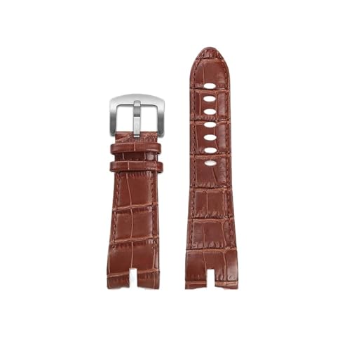 Srndsydak 26mm-Uhrenarmband passend for Roger Dubuis EXCALIBUR RDDBEX0405(Brown-silver) von Srndsydak