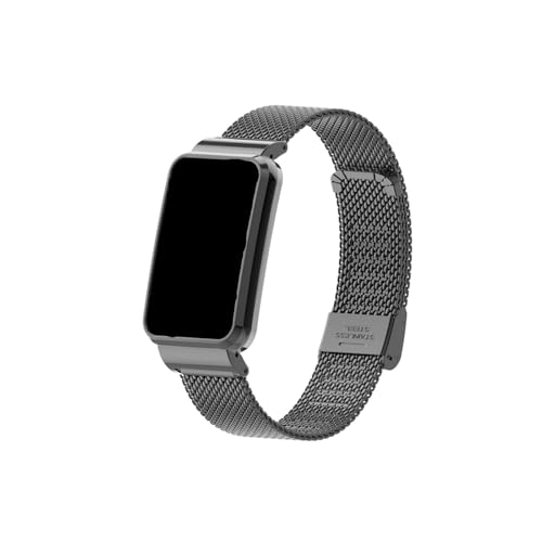 Srndsydak Metall-Edelstahlarmband passend for Xi ao m i Mi Band 7 Pro(Black) von Srndsydak