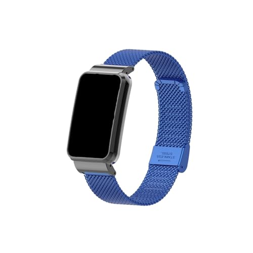 Srndsydak Metall-Edelstahlarmband passend for Xi ao m i Mi Band 7 Pro(Blue) von Srndsydak