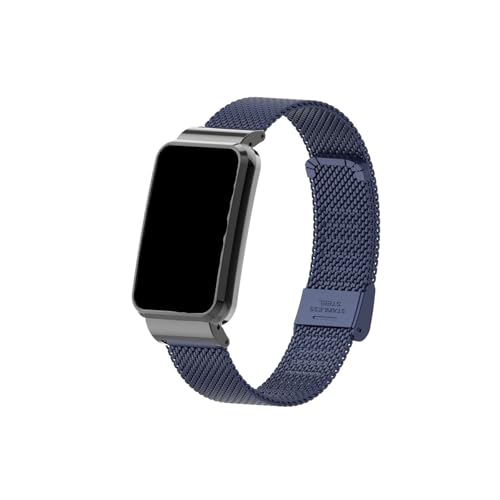 Srndsydak Metall-Edelstahlarmband passend for Xi ao m i Mi Band 7 Pro(Midnight blue) von Srndsydak