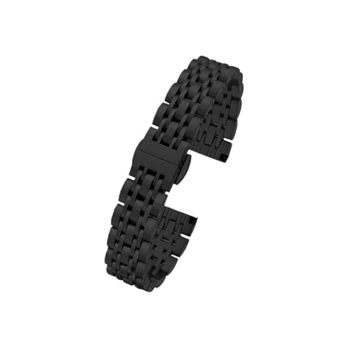 Srndsydak Passend for Armani AR1926 AR1925 AR1909 Full Star Riesenrad Edelstahl-Uhrenarmband Damenarmband 12mm 14mm 16mm 18mm(Black,14mm) von Srndsydak