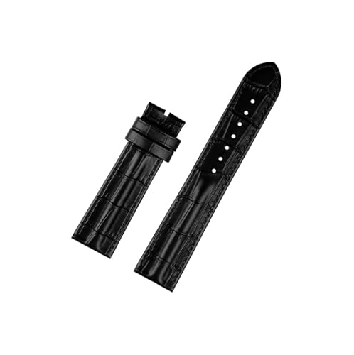 Srndsydak Passend for Hamilton Khaki Field Jazzmaster Leder Uhrenarmband H32705551 H32625555 H32705521 20mm 22mm(Black no buckle,20x18mm) von Srndsydak