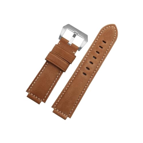 Srndsydak Passend for Timex Tidal T2N721 T2N720 TW2T76500 TW2T76300 TW2R55500 Leder Uhrenarmband 24mm*16mm(Khaki steel) von Srndsydak