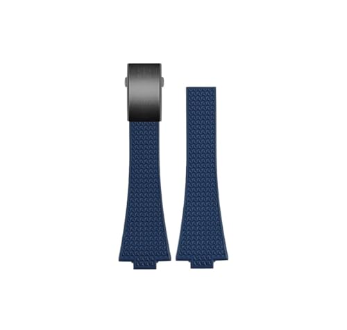 Srndsydak Passend for Tissot 1853 Super Player PRX Serie T137.410 T137.407 Fluorkautschuk 26–12mm Uhrenarmband(Blue-black buckle) von Srndsydak