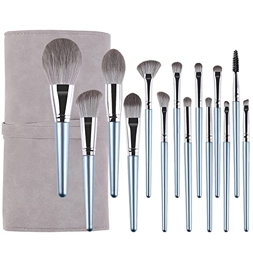 14 Stück Makeup Pinsel Set, Professionelle Schminkpinsel Makeup Pinselset Kosmetikpinsel Set für Lidschatten Augenbrauen Foundation mit kosmetiktasche von SruidyLady