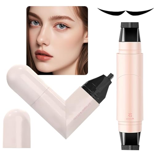 Ssdkpe Winged Eye End Stamp | Makeup Winged Eye End Stamp with 2 Tips | Creamy Gel Waterproof Cosmetics Daily Stencil for Commuting, Dating, Travel, Wedding von Ssdkpe