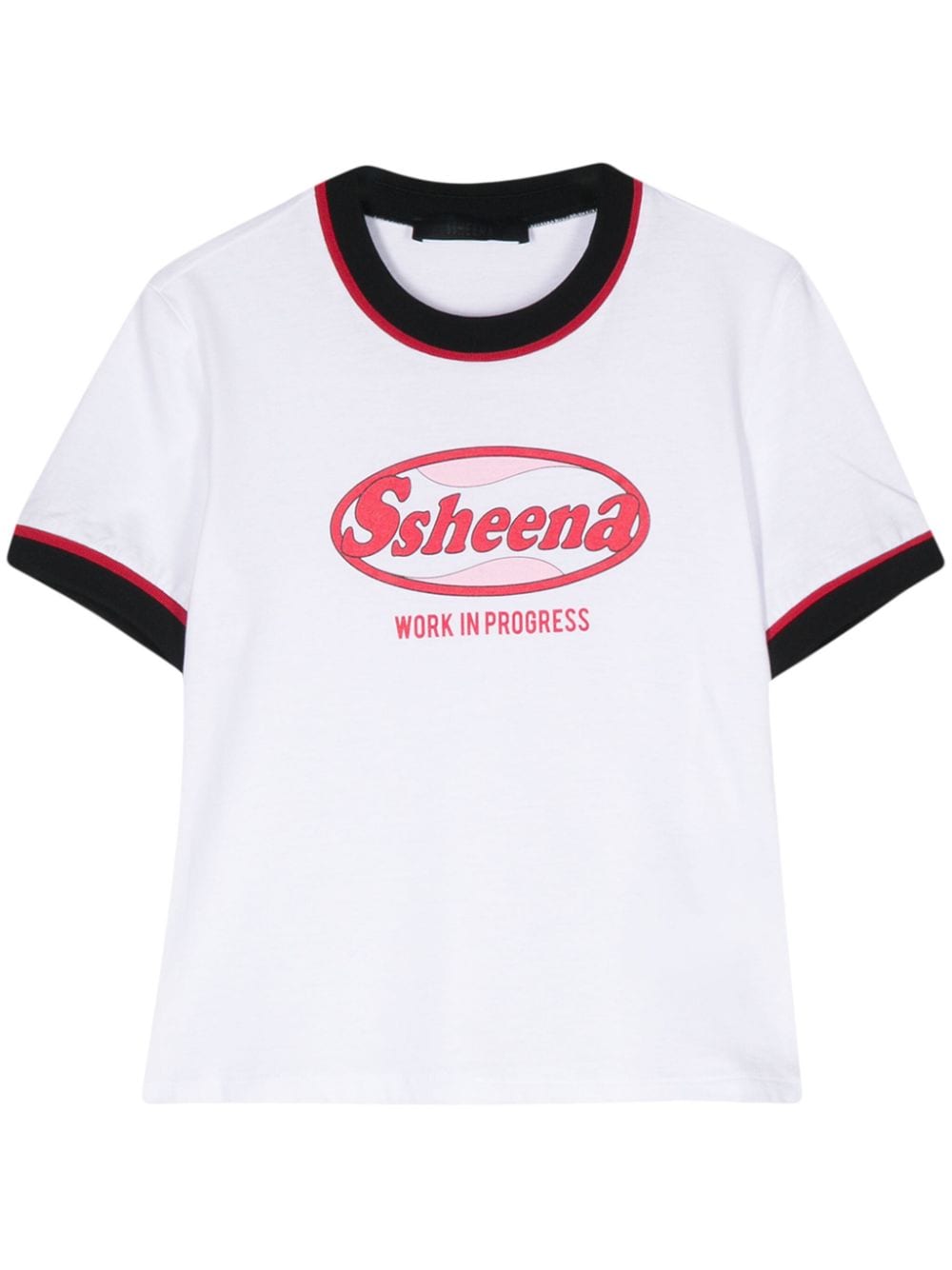 Ssheena T-Shirt mit Logo-Print - Weiß von Ssheena