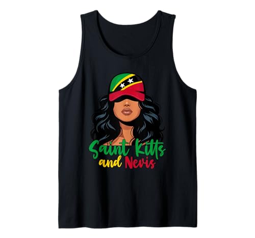 Kittitian Girl St Kitts Flagge Stolze Kittitian Nevisian Women Tank Top Kittitian Girl St Kitts Flagge Stolze Kittitian Nevisian Women Tank Top von St Kitts and Nevis for Girls and Women Kittitian