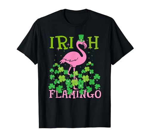 Irish Flamingo St Patricks Day Kleeblatt Kobold Damen Herren T-Shirt Irish Flamingo St Patricks Day Kleeblatt Kobold Damen Herren T-Shirt von St Patricks Day 2024 men women matching outfits