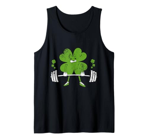 Lifting Shamrock St Patricks Day Fitness Gym Workout Damen Tank Top von St Patricks Day Fitness Gym Workout for women Men