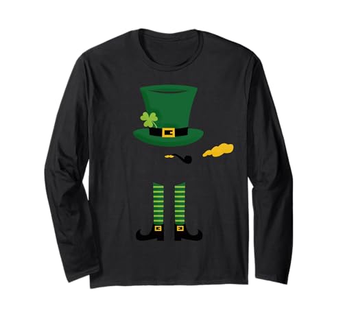 Leprechaun Leg St Patrick's Day Irish Shamrock für Herren, Damen und Kinder Langarmshirt Leprechaun Leg St Patrick's Day Irish Shamrock für Herren, Damen und Kinder Langarmshirt von St Patricks Day Leprechaun Shamrock Boy Girls Kids