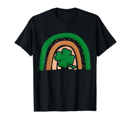Lucky St Patrick's Day Rainbow Irish Shamrock Herren Damen Kinder T-Shirt Lucky St Patrick's Day Rainbow Irish Shamrock Herren Damen Kinder T-Shirt von St Patricks Day Leprechaun Shamrock Boy Girls Kids