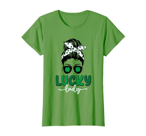 Lucky Lady St. Patricks Day, Grün, 2025, Damen, St. Paddys T-Shirt von St Patricks Day Women Store Co.