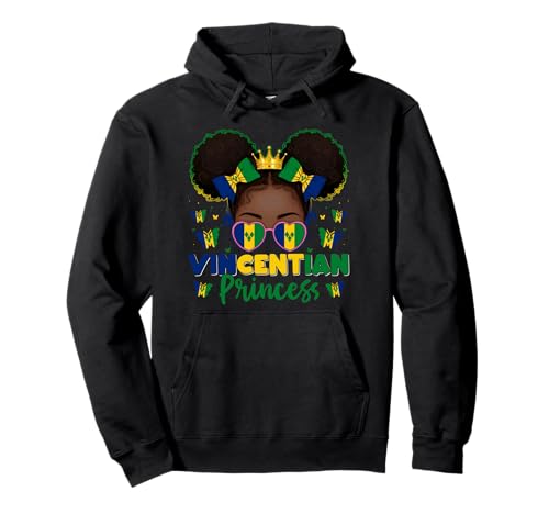 Vincentian Princess St. Vincent und die Grenadinen Flagge Frauen Pullover Hoodie von St Vincent and the Grenadines for Girls Women