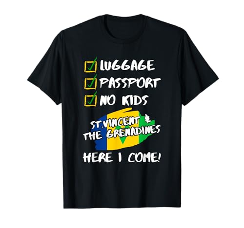 Urlaub in St. Vincent und den Grenadinen für Paare ohne Kinder T-Shirt Urlaub in St. Vincent und den Grenadinen für Paare ohne Kinder T-Shirt von St Vincent & The Grenadines Travel Couple Matching