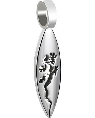 Anhänger oval Motiv Eidechse von St. Leonhard