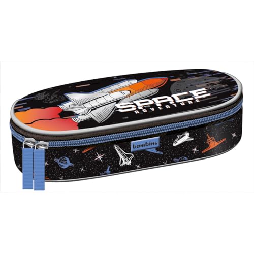 St.Majewski PC01 Space Adventure Bambino Hartschalenmäppchen, Schwarz, Space von St. Majewski
