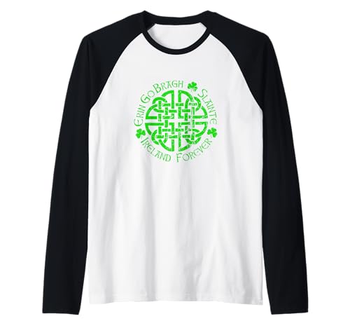 St. Patrick's Day Erin Go Bragh Slainte Irland für Damen Herren Raglan St. Patrick's Day Erin Go Bragh Slainte Irland für Damen Herren Raglan von St. Paddy's Day by SRD