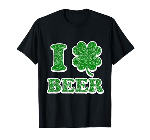 St. Patrick's Day Design für Damen und Herren - I Love Beer T-Shirt von St. Patrick's Day Design für Damen und Herren
