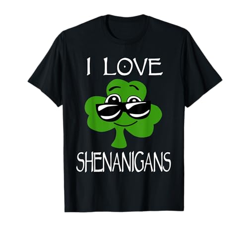 Shenanigans St Patricks Day Jungen Mädchen Kleeblatt T-Shirt Shenanigans St Patricks Day Jungen Mädchen Kleeblatt T-Shirt von St. Patrick's Day Kids Store