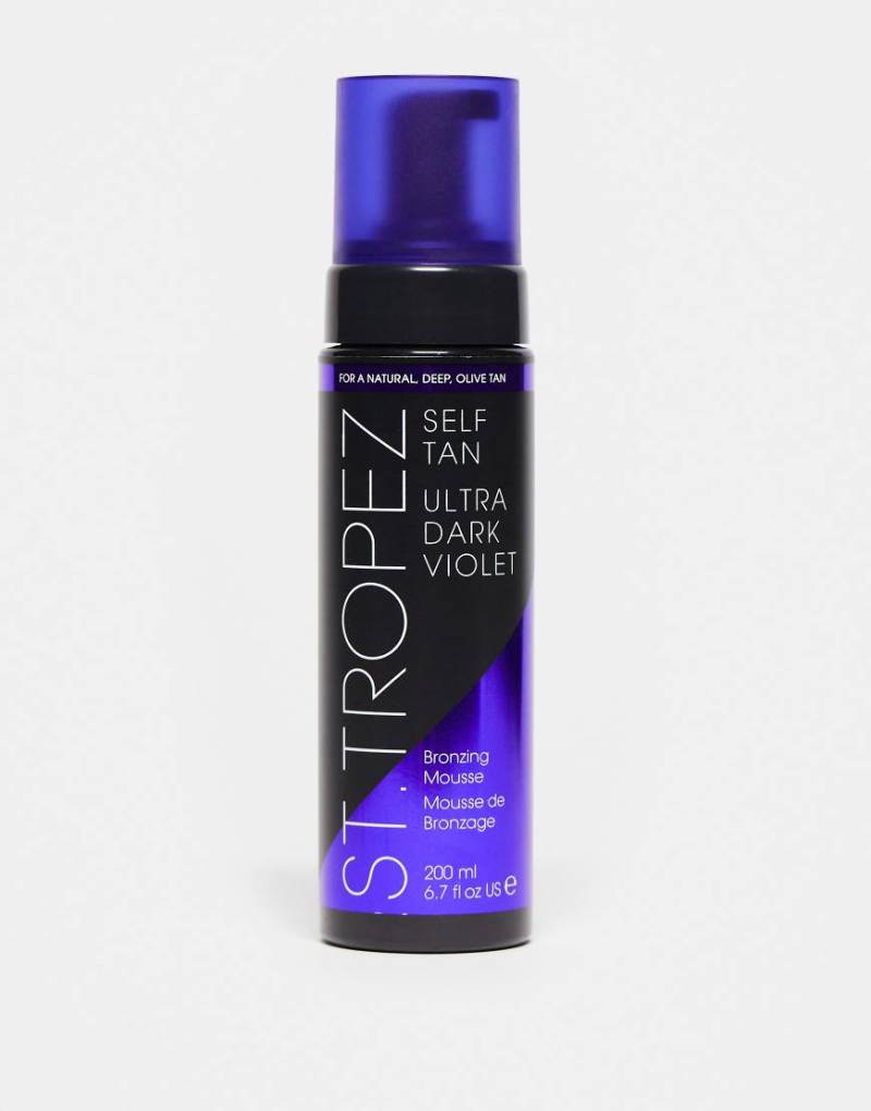 St. Tropez - Self Tan Ultra Dark Violet Bronzing Mousse - Dunkle Selbstbräunungsmousse, 200 ml-Keine Farbe von St. Tropez