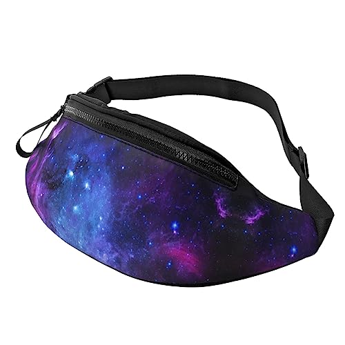 Universum Galaxy Star Space Bauchtasche für Männer und Frauen, verstellbare Gürteltasche, lässige Hüfttasche für Reisen, Party, Festival, Schwarz , Einheitsgröße von StOlmx