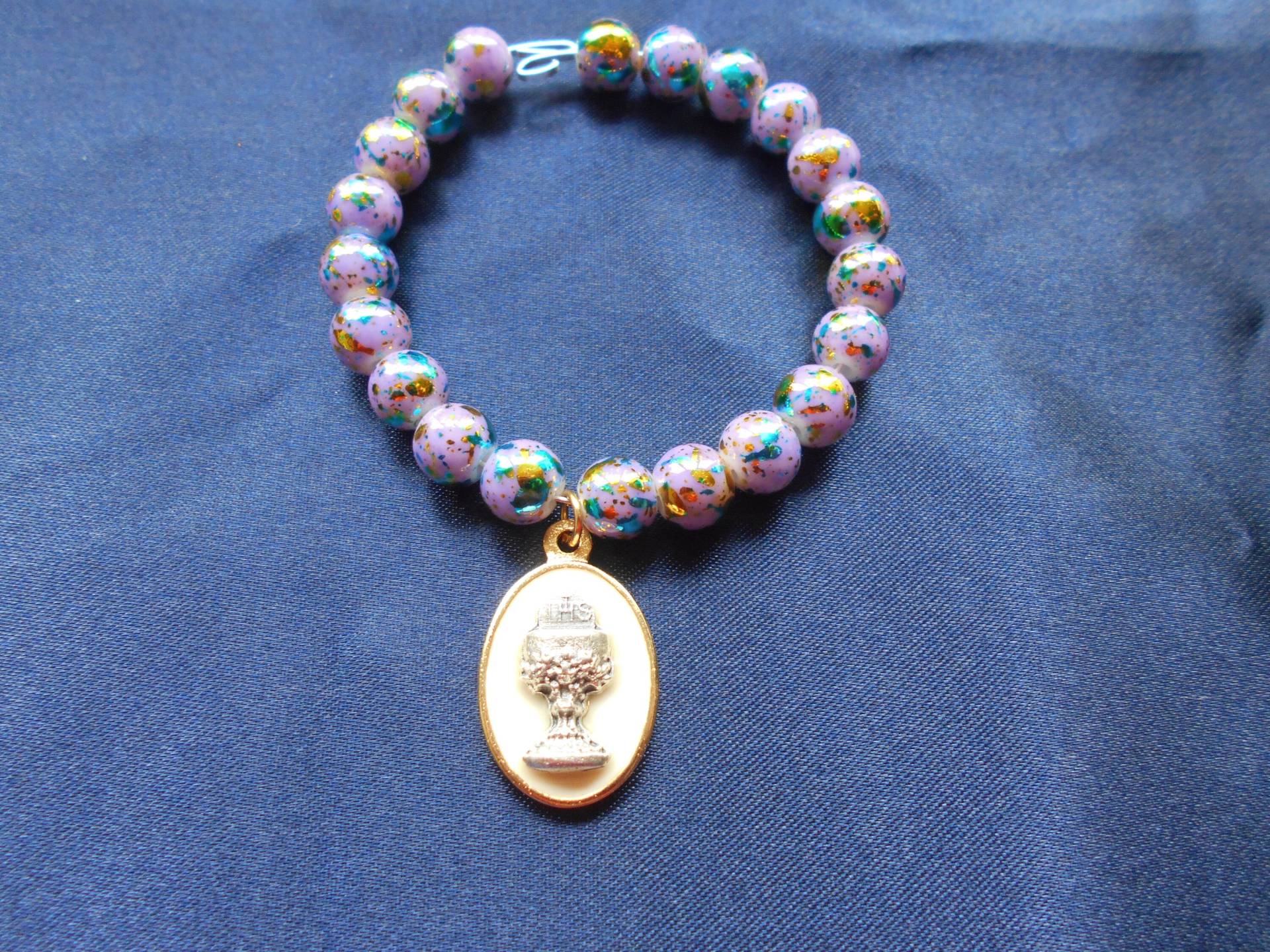 Heilige Kommunion Perlenarmband Heilige Kommunion Perlenarmband von StVictoriaShop