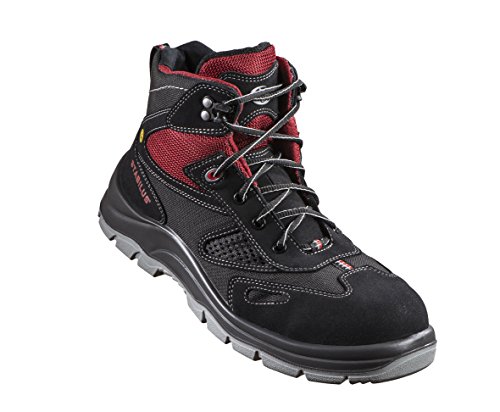 Stabilus 5116A, Unisex SRC Sicherheitsschuhe, Schwarz Rot, 41 EU (7.5 UK) von Stabilus