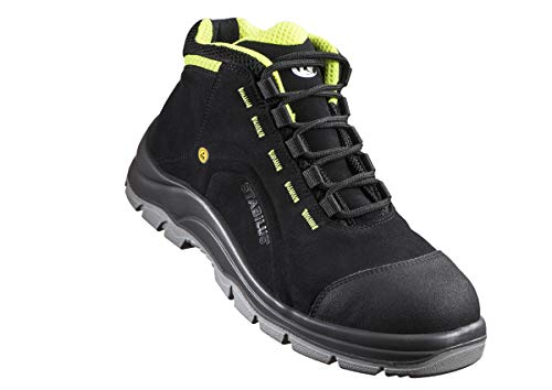 Stabilus 5330AL, Unisex SRC Sicherheitsschuhe, Schwarz Grün, 40 EU (6.5 UK) von Stabilus